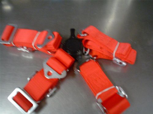 4 point safety harness unknown maker quick release latch straps 35&#034; for sale