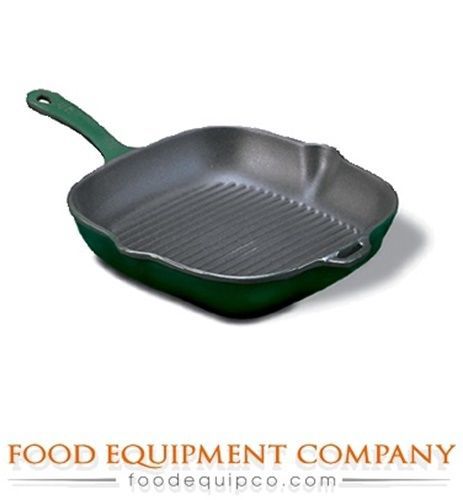 Paderno A1731024 Chasseur Grill 9.5&#034;L x 9.5&#034;W cast-iron square blue