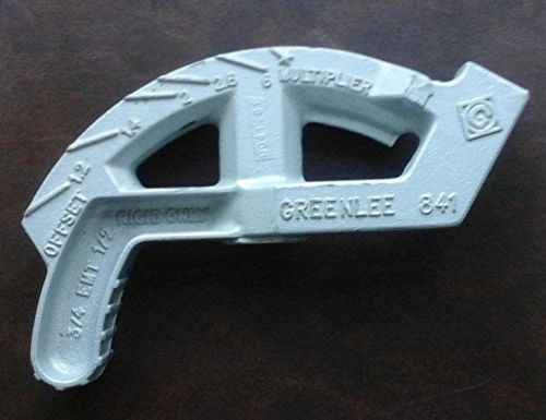 Greenlee 841 conduit bender head, 3/4 emt, 1/2 rigid for sale