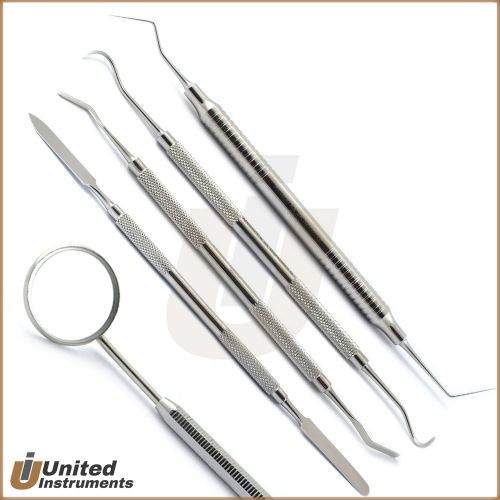 Dental examination tartar calculus plaque removal scalers heidman composite kit for sale