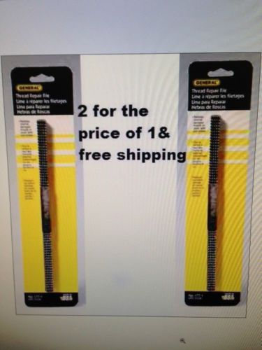 2 New General Tools 177-1 Thread Repair Files for the price of 1 &amp; free shipping