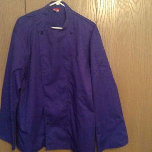 Dickies Blue Long Sleeve Chefs Coat Size 48