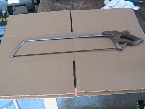 VINTAGE 24 INCH PITTSBURGH-ERIE BUTCHERS MEAT SAW &#034;CAN NOT BE SOLD&#034;