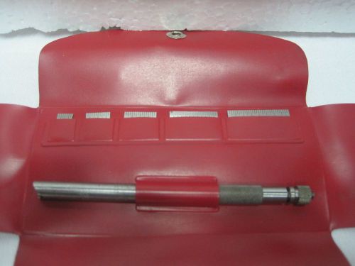 Lufkin no 20-s set of tempered steel rules with holder for sale