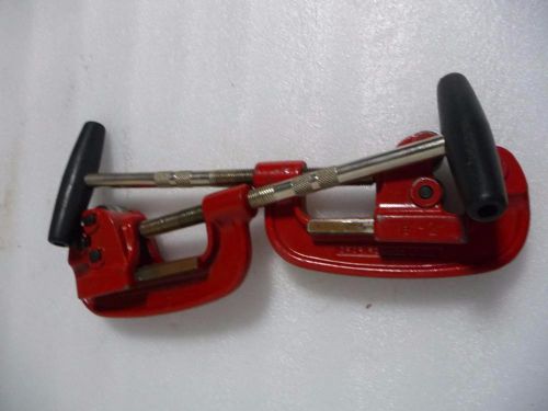 *lot of 2 * vintage super ego pipe cutter no 701 1/8&#034; -2&#034; drop forged steel for sale