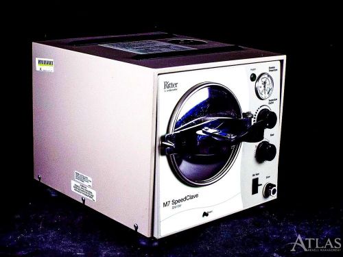 Ritter m7 speedclave dental autoclave sterilizer for instruments w/ 3 trays for sale