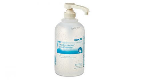 Case of 6 Bottles Ecolab Gel Waterless Hand Sanitizer 18 U.S. fl oz, 540 ml