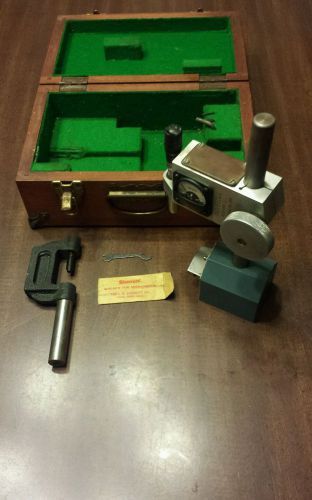 Machinist Tool: Brown &amp; Sharpe Magnetic Block INGERSOLL 329 &amp; WOOD BOX