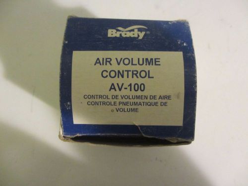 Brady AV-100 Air Volume Control for Well Pump Systems
