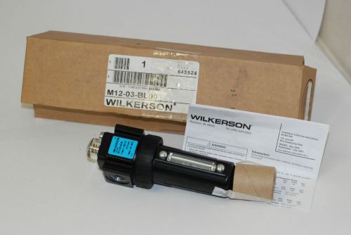 wilkerson coalescing 3/8 filter m12  03  bloo  free shipping