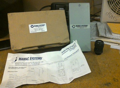 Mamac Systems Pressure Transducer PR-274-R3-MA