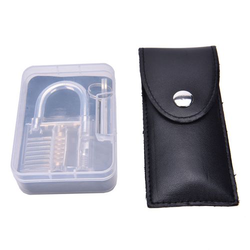 Practice padlocks with 12pcs unlocking lock pick set key extractor tool lock sah for sale