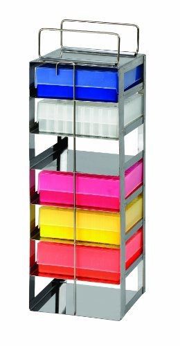 Heathrow scientific hd2862da steel standard chest freezer vertical rack with 5 for sale