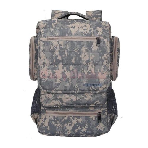 Backpack bag luggage laptop holder school gym travel bag grey for sale