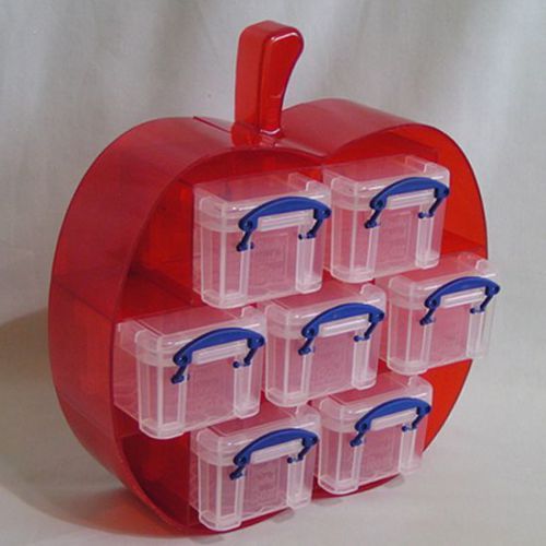 Fun Organizer 7 Really Useful Boxes in small Apple Holder