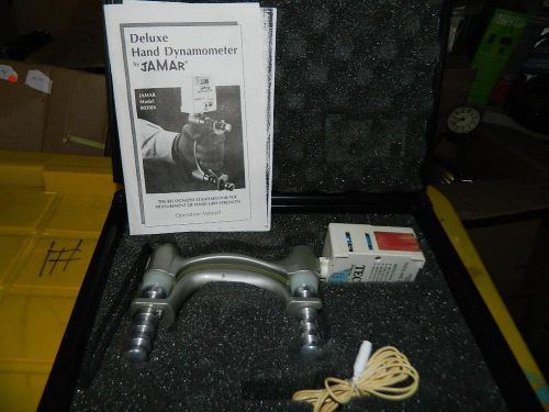 Deluxe Hand Dynamometer by Jamar Model 0030J4 and Pinch Gage
