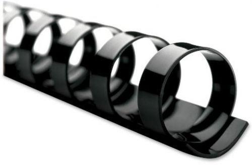 Gbc combbind black 1/2 inch-diameter plastic binding combs 100 count (40-000-68) for sale