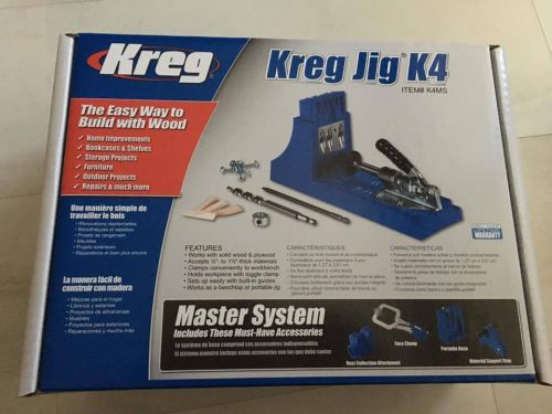 Kreg Jig K4 Master System Brand New