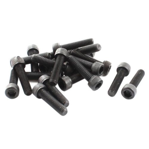 20pcs Stainless Steel Knurled Countersunk Hex Key Bolts Screws M6x25mm