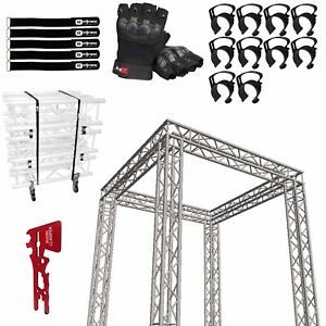 Global Truss SQ-10x10 Square Trade Show Booth with Accessories