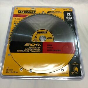 DEWALT 14-Inch Metal Cutting Blade, Ferrous Metal Cutting, 66-Tooth (DWA7747)