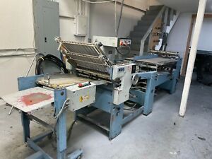 MBO 20 x 26 Continuous Paper Folder with stacker