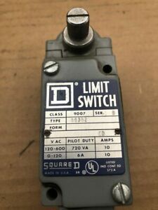 Square D B63B2 Limit Switch 120-600V 0-120VAC 10A