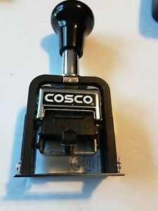 Cosco Automatic Numbering Machine 6 - Digits 8 Modes,black Ink