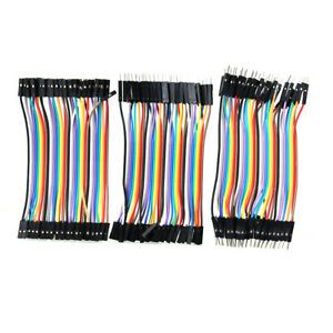 120Pcs 11cm Good Male to Female Dupont Wire Jumper Breadboard Cable for Ardu M