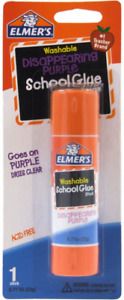 Elmer&#039;s Disappearing Purple School Glue Stick, 0.77 oz, 1 Count, Large Stick