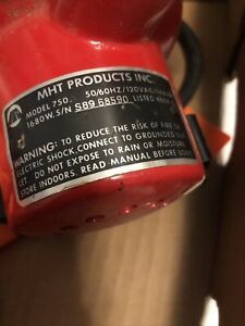 MHT Milwaukee #750 Industrial Heat Gun Die Cast Metal Housing 14 Amp 1680 Watt