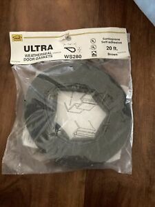 md WS280 Ultra Weatherseal Door Gaskets, 20&#039; FREE SHIPPING