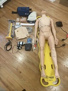 Laerdal ALS Simulator Manikin with SimPad and Link Box - IO Airway CPR Defib EMS