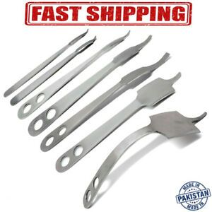 Set of 7 Pcs Hohmann Retractor Surgical Orthopedic Stainless Steel Instruments