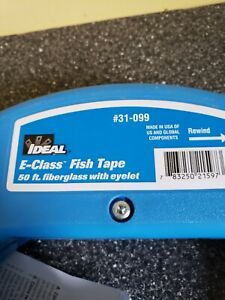 Ideal Fish Tape  50 Ft Fiberglass w/Eyelet 31-099