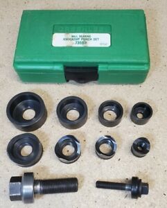 Greenlee No. 735BB punch kit  - ball bearing - 1/2&#034; to 1 1/4&#034; - conduit - USA