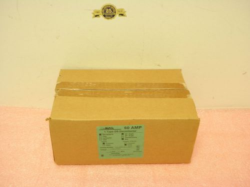 Meltric 33-60167-MA6 60Amp 1 Type DS Decontactor Receptacle Metal 30AngleNEW BOX