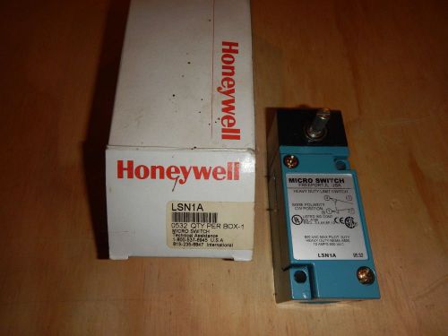 New In Box, Honeywell LSN1A Limit Switch, 600VAC