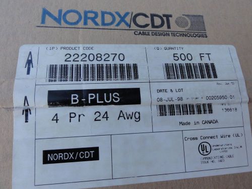 NORD/CDT 500FT 4PR 24 AWG CROSS CONNECT WIRE