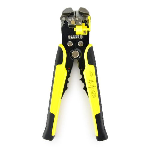 Business Industrial Automatic Self Adjusting Insulation Wire Strippers Yellow