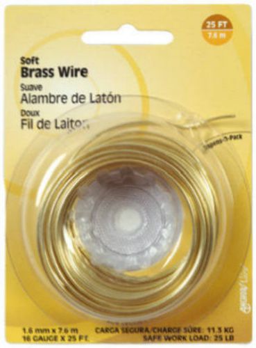The Hillman Group 123120 75Ft Soft Brass Wire