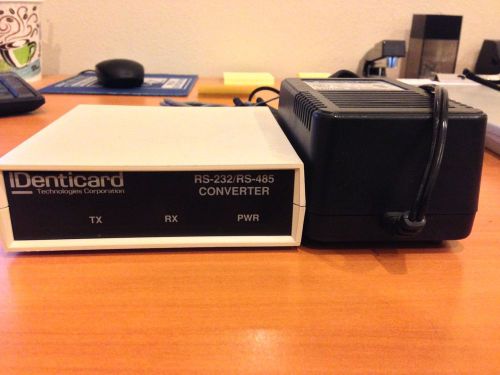 IDENTICARD RS-232 TO RS-485 COMMUNICATION CONVERTER F55-485-CONV