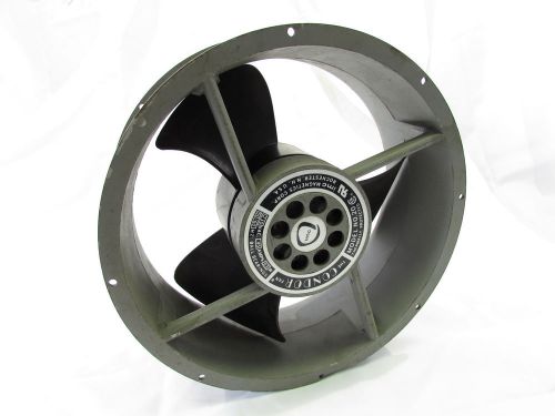 Imc model # 20 the condor 10&#034; fan 230vac .45a 53w 50/60hz thermal protect *xlnt* for sale