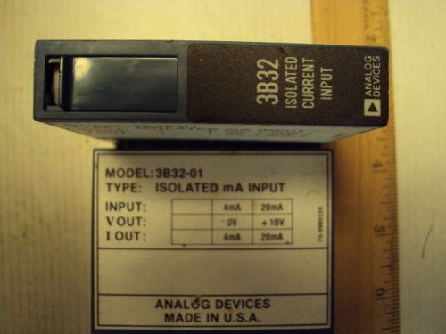 3B32-01 Analog Devices Isolated ma Input, 4-20ma in-out