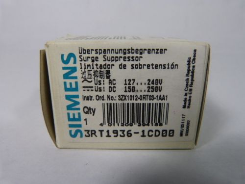 Siemens 3RT1936-1CD00 Varistor 127-240VAC 150-250VDC ! NEW !