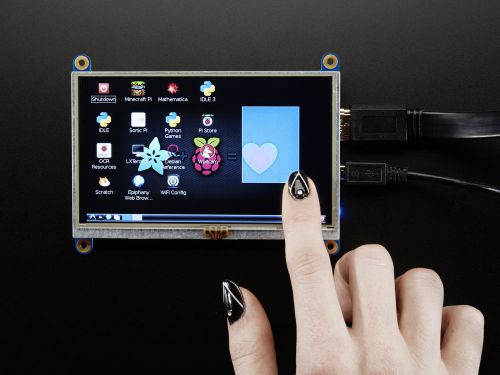 Adafruit hdmi 5&#034; inches 800x480 display screen lcd with touchscreen raspberry pi for sale