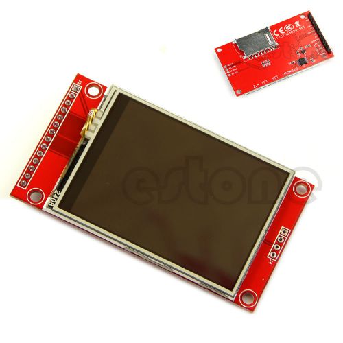 Lcd touch panel 240x320 2.4&#034; spi tft serial port module with pbc ili9341 5v/3.3v for sale
