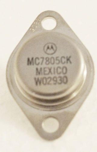 ONE (1) MOTOROLA MC7805CK  - MEXICO W02930  - POWER TRANSISTOR