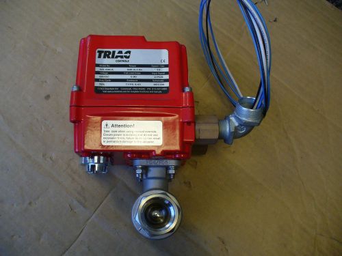 A-t controls we-500 series electric actuator with 1&#034; ball valve for sale