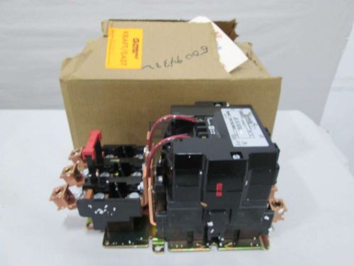 New square d 8536sf01s size 4 ac 120v-ac 100hp 135a amp contactor d353797 for sale